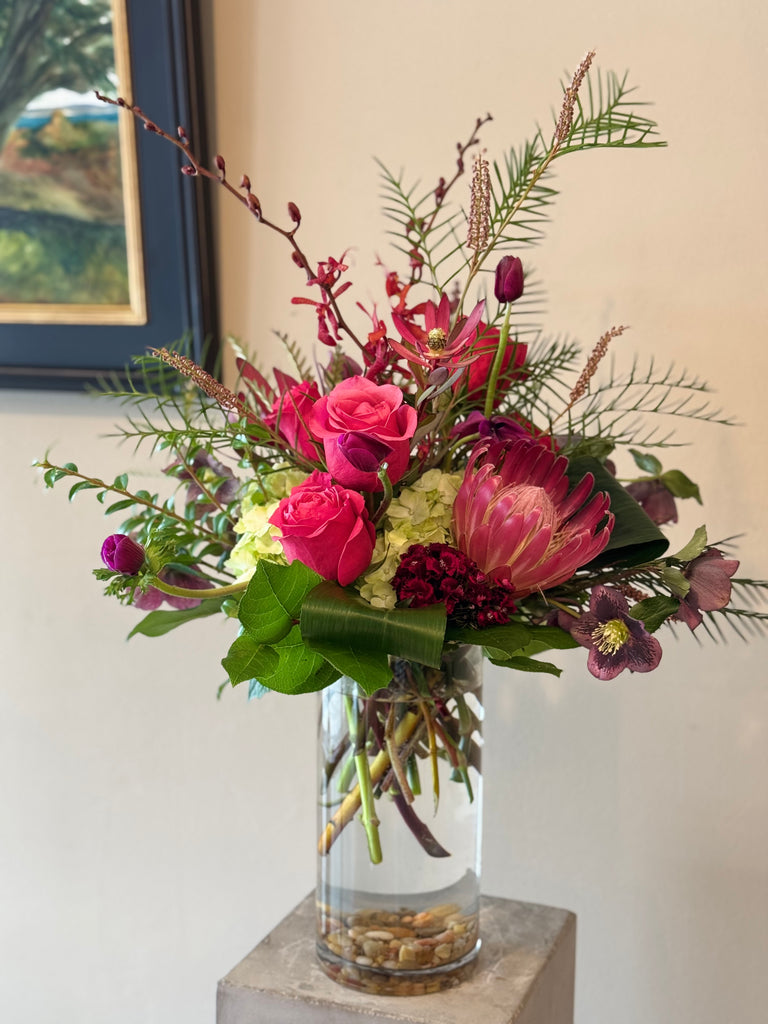 A Luxurious & eclectic, florals, and draping