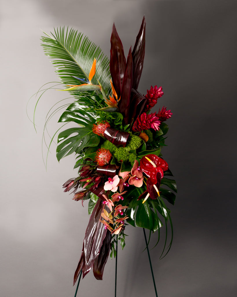 Exotic Foliage & Floral Spray