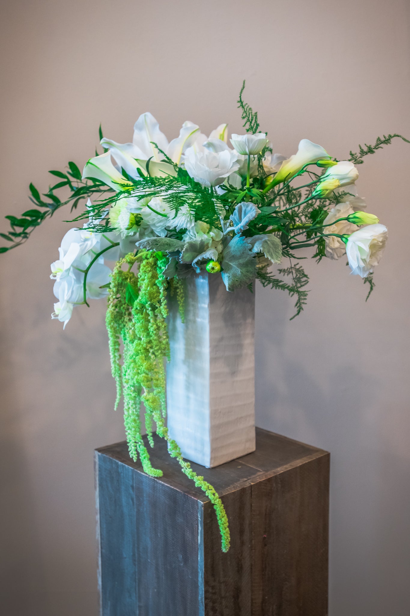 Garden of Dove, nested orchids & florals