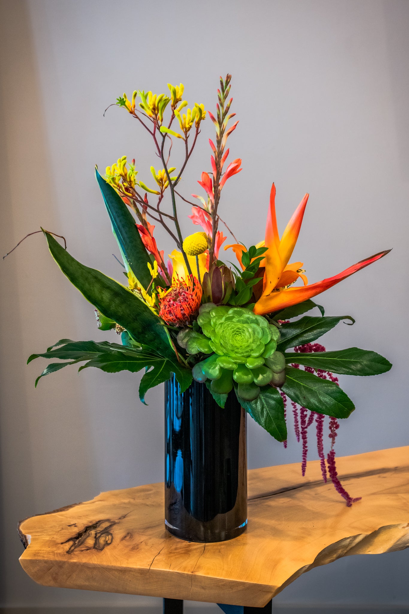 Exotic Hawaiian eclectic florals