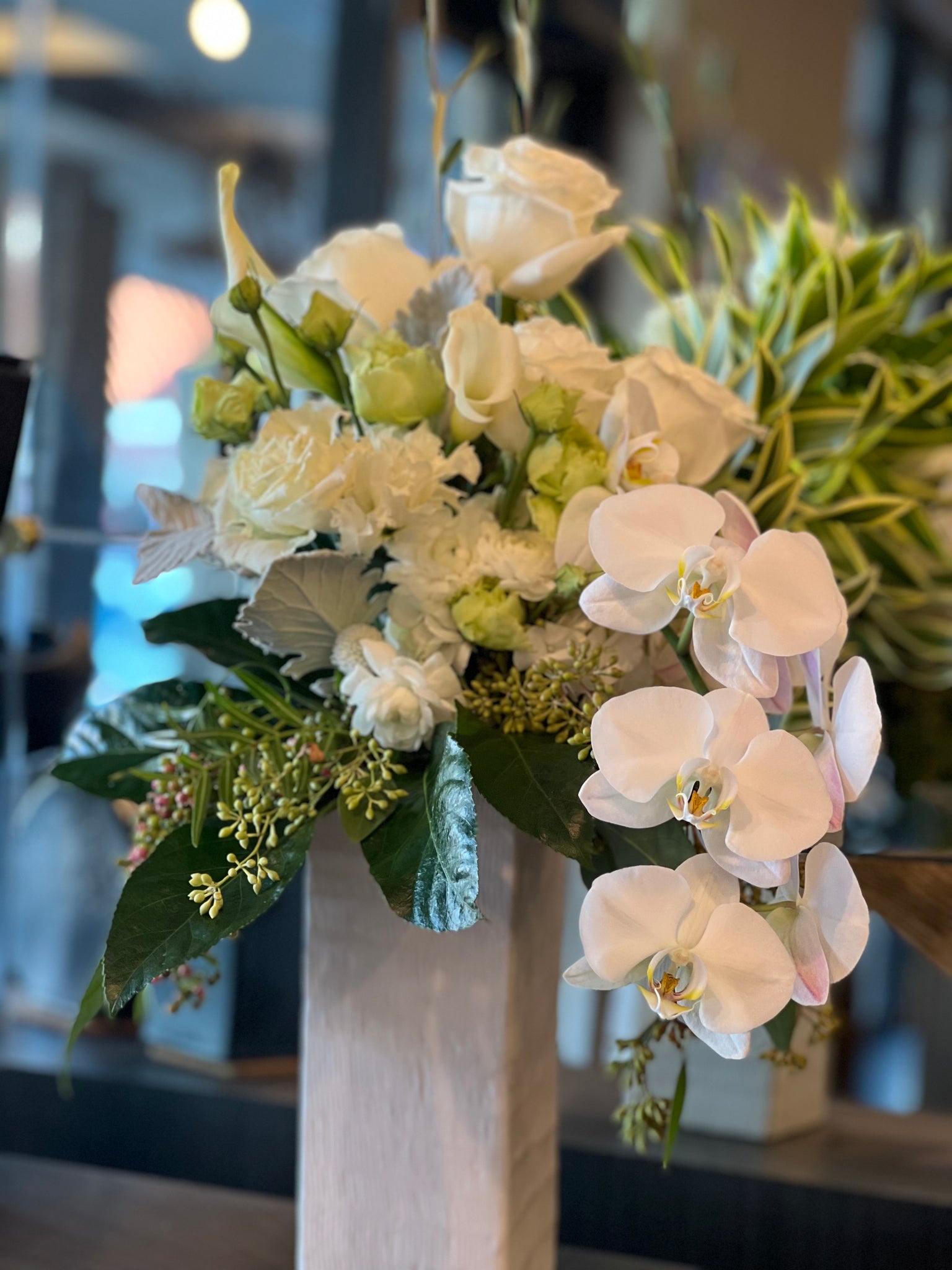 Garden of Dove, nested orchids & florals