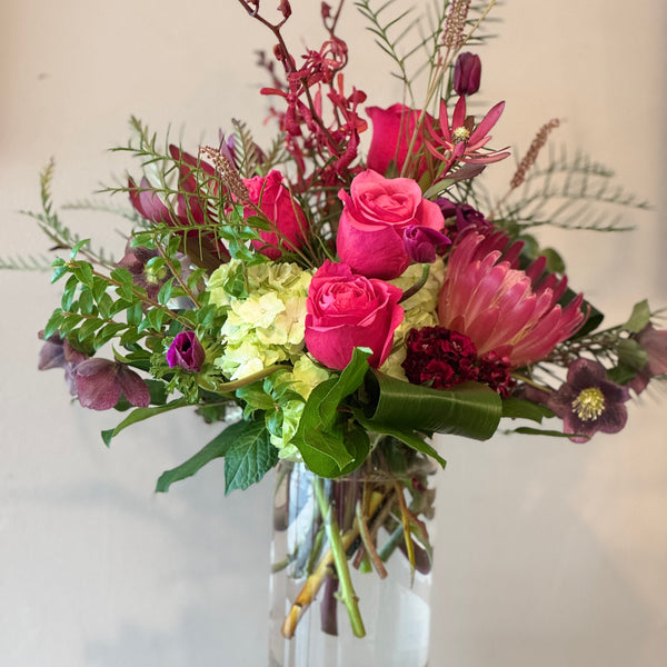 A Luxurious & eclectic, florals, and draping