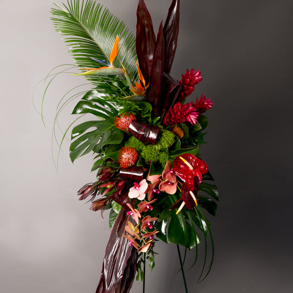 Exotic Foliage & Floral Spray