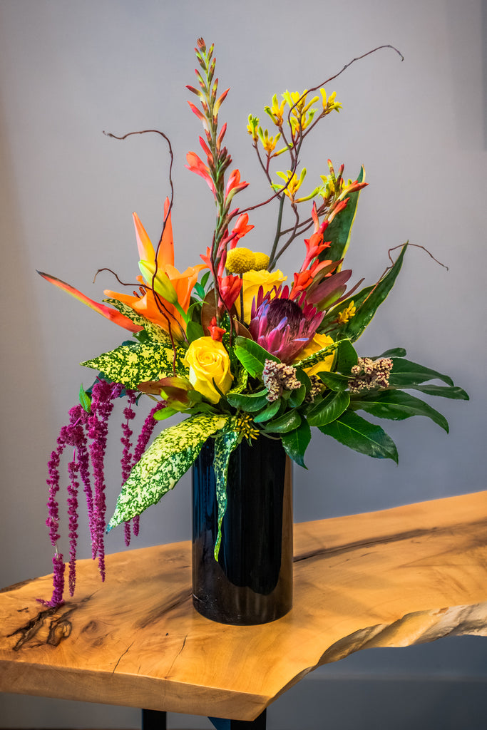 Exotic Hawaiian eclectic florals