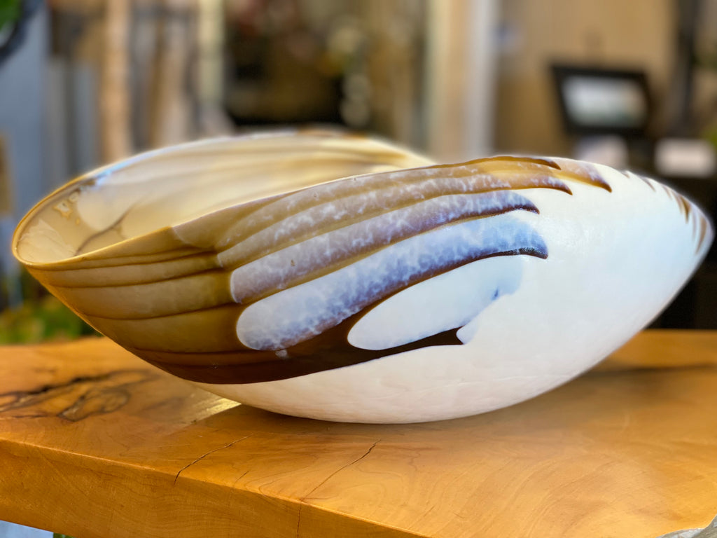 Ivory Amber Bowl